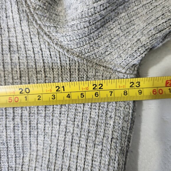 Field & Stream Sweater Size Large Knit Cream Colour 3 Button Mock Neck Pullover - Picture 4 of 6